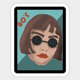 Women Feel In The 80s Sticker